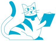 rhapsody cat checklist illustration icon